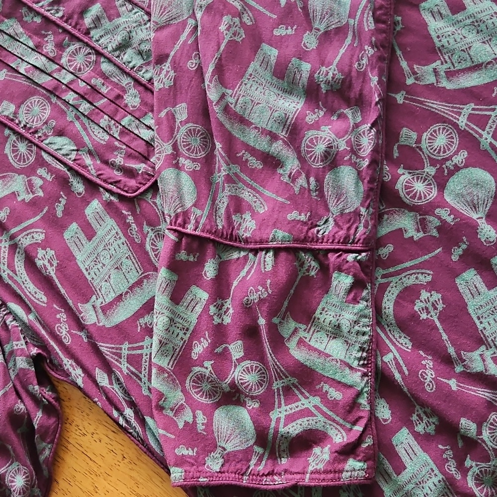 Sacred Threads Rayon Patterned Top - image 4